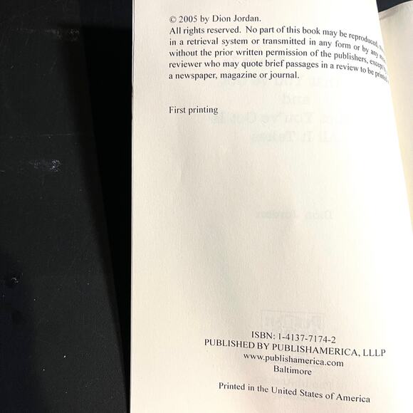 All That It Takes Is All That You’ve Got by Dion Jordan | Motivational Book 2005 - Picture 5 of 8